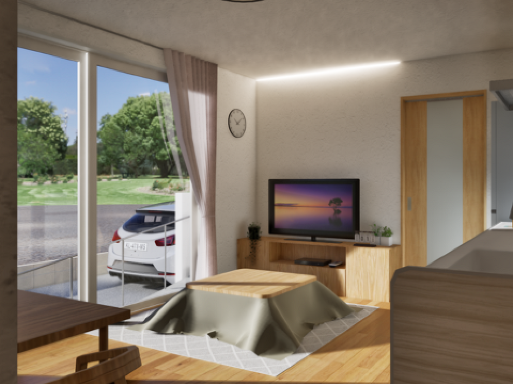 内装・インテリアの打ち合わせ中