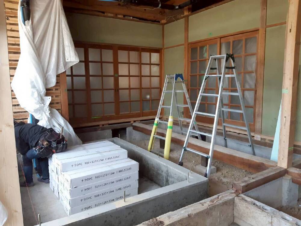 【大工工事スタート】