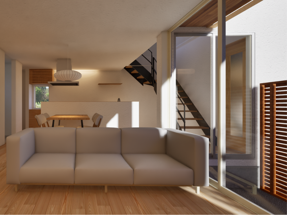 内装・インテリアの打ち合わせ中