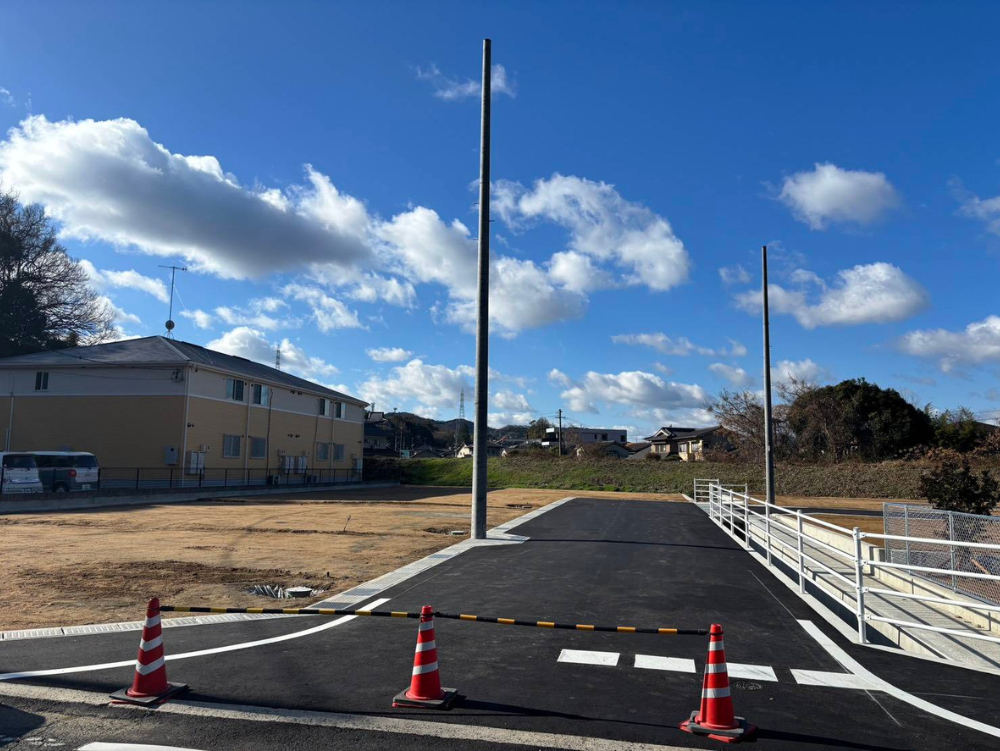 もうすぐ土地完成！