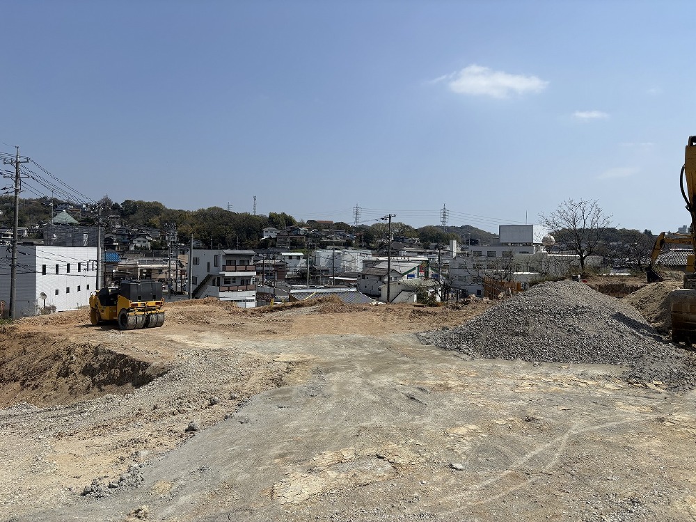 土地造成工事中！
