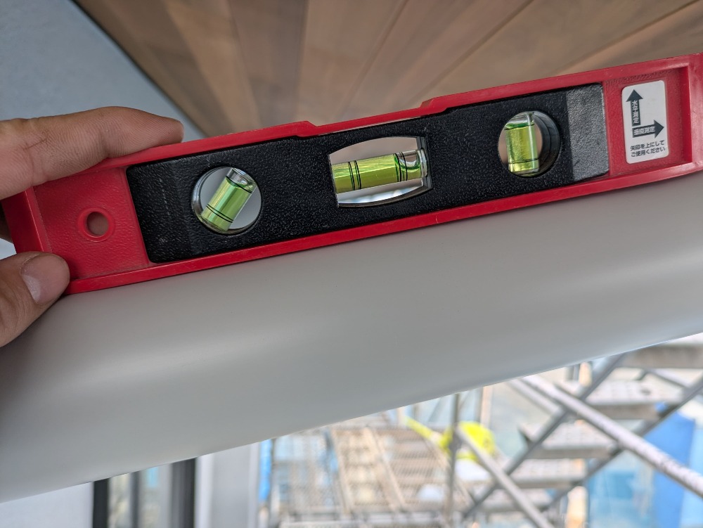 【足場解体前検査】