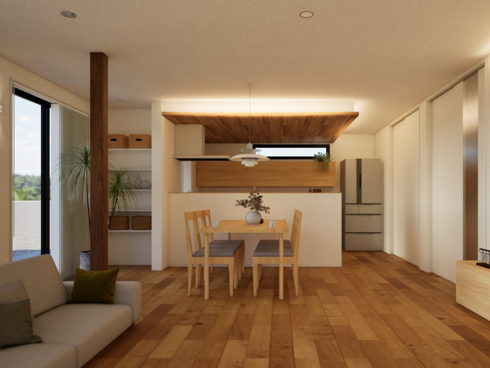 内装・インテリアの打ち合わせ中