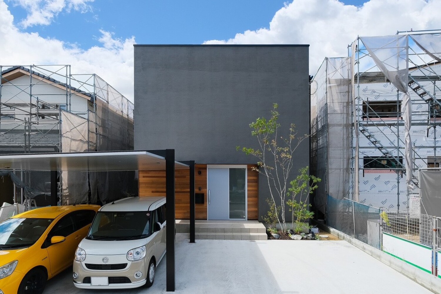 No.175 Mortex kitchenの黒い家