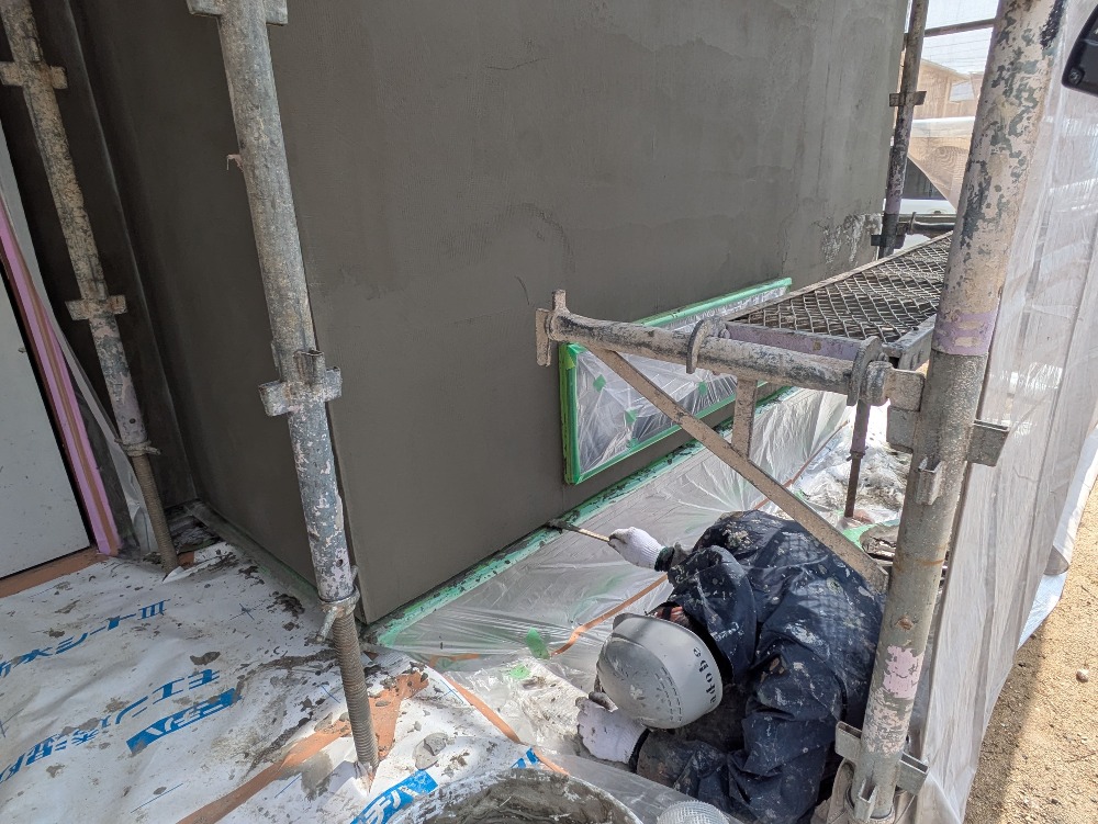 【外部塗り壁】