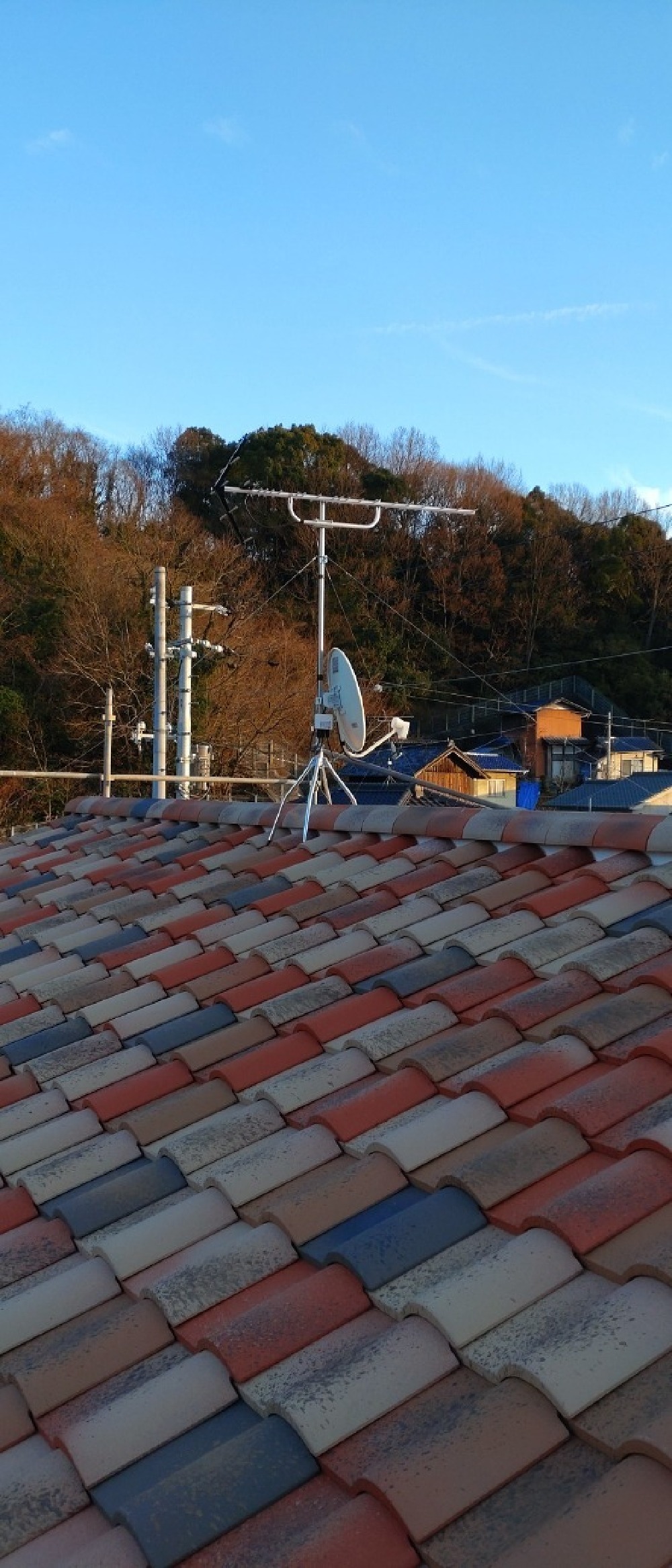 アンテナ取り付け
