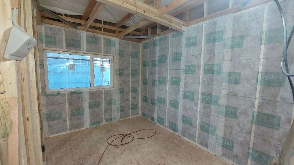 セルロース施工準備